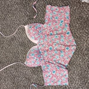 L Malibu dream girl bathing suit top